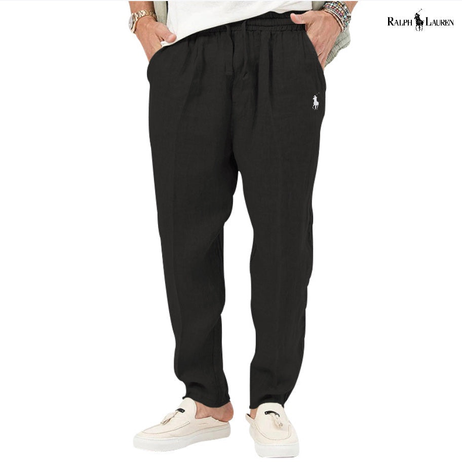 Pantalon de lin décontracté pour hommes