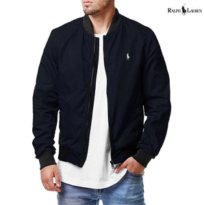 Blouson bombardier à double tricot pour hommes